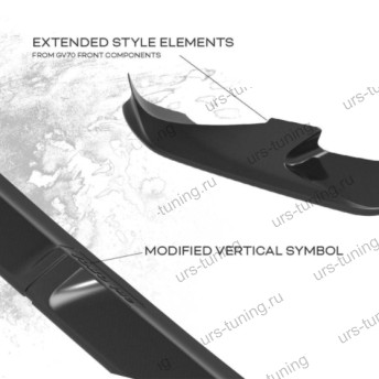 Карбоновая накладка (юбка) переднего бампера ADRO Genesis GV70