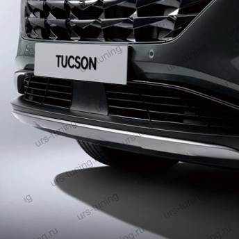 Накладка на передний бампер Hyundai Tucson (NX4) 2020+