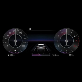 Цифровая панель приборов 12.3 дюймов Kia Sorento 4 (MQ4) 2020+