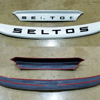 Накладка на капот с надписью SELTOS Kia Seltos 2020+(SP2)