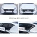 Чёрная окантовка решётки радиатора Hyundai Sonata 2019+(DN8)