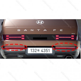 Нижний задний фонарь Hyundai Santa Fe 5 (MX5)