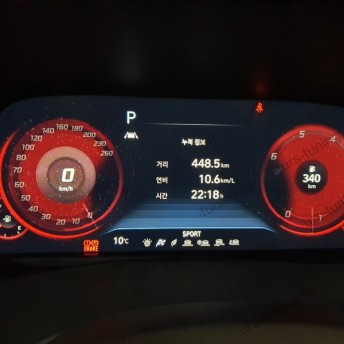 Цифровая панель приборов 12.3 дюймов Hyundai Palisade