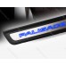 Накладки на пороги (LED) Hyundai Palisade (LX2) 2021+