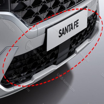 Нижняя решётка радиатора Calligraphy Hyundai Santa FE (TM) (FL) 2021+